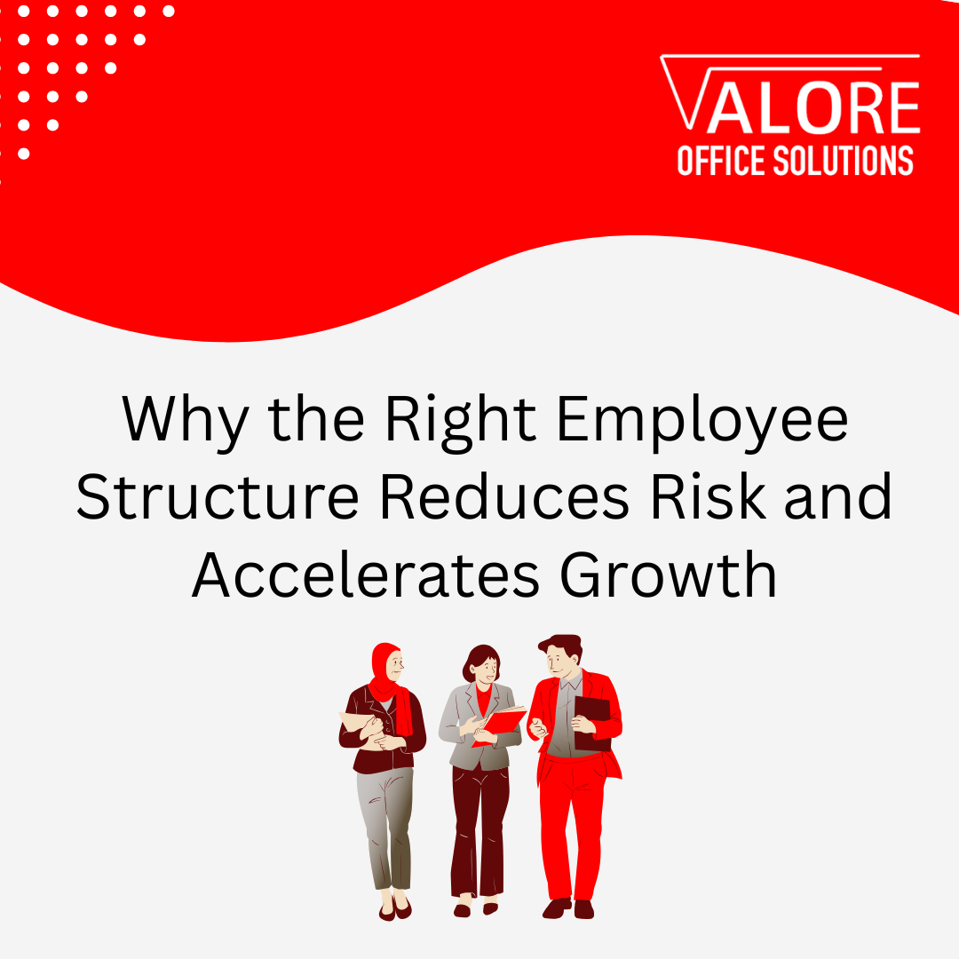 Why the Right Employee Structure Reduces Risk and Accelerates Growth